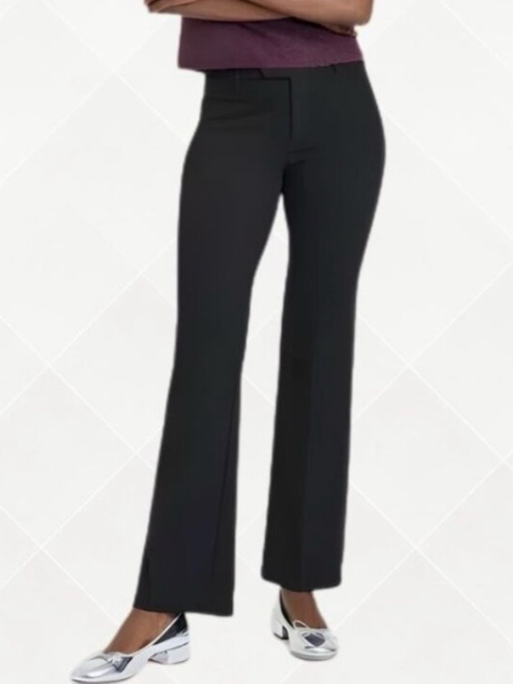 NWOT A New Day High Rise Flare Black Dress Pants Size 8